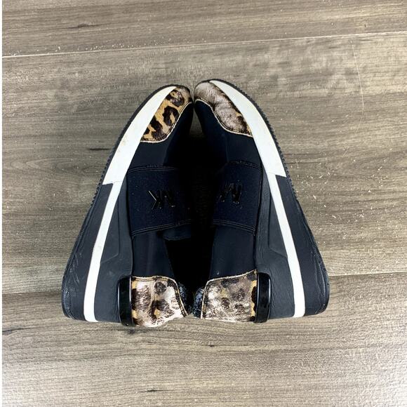 Womens Michael Kors MK Animal Print Wedge Slip On Sneakers 6.5 M - Picture 7 of 16